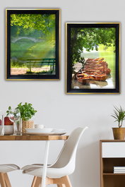Wallity Cuadros Decorativos Enmarcados Multicolor (2 Piezas)